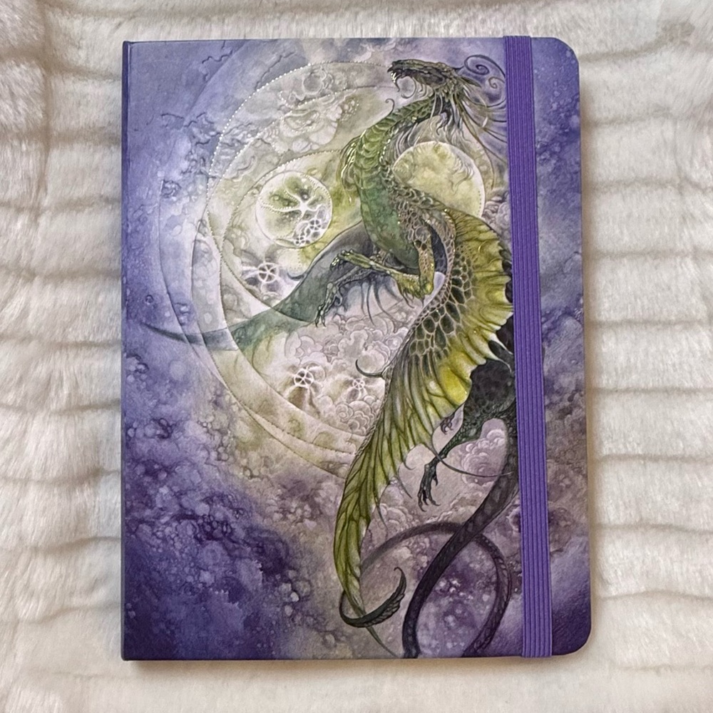 (NEW) Dragon Journal with Gold Lined Pages
